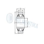 Rulment LR201 RRU INA