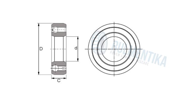 Rulment CSK40 FBJ