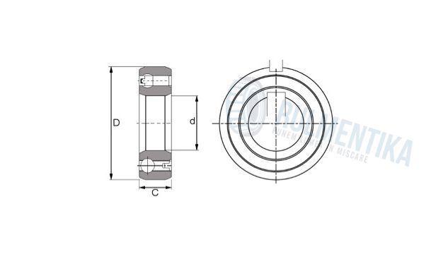 Rulment CSK35 PP IMP