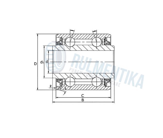 Rulment 5206 KPP3 PFI