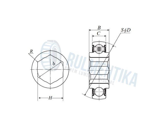 Rulment 206KRRB6 PFI