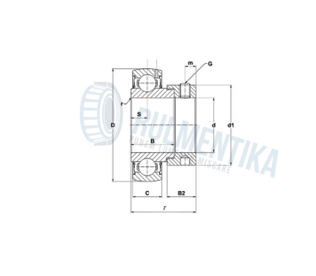 Rulment ES211-35 SNR