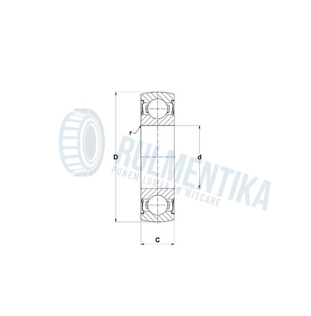 Rulment UD209 2RS FBJ