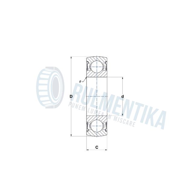 Rulment UD309 2RS SNR