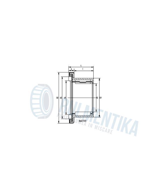 Rulment RAX714 NADELLA
